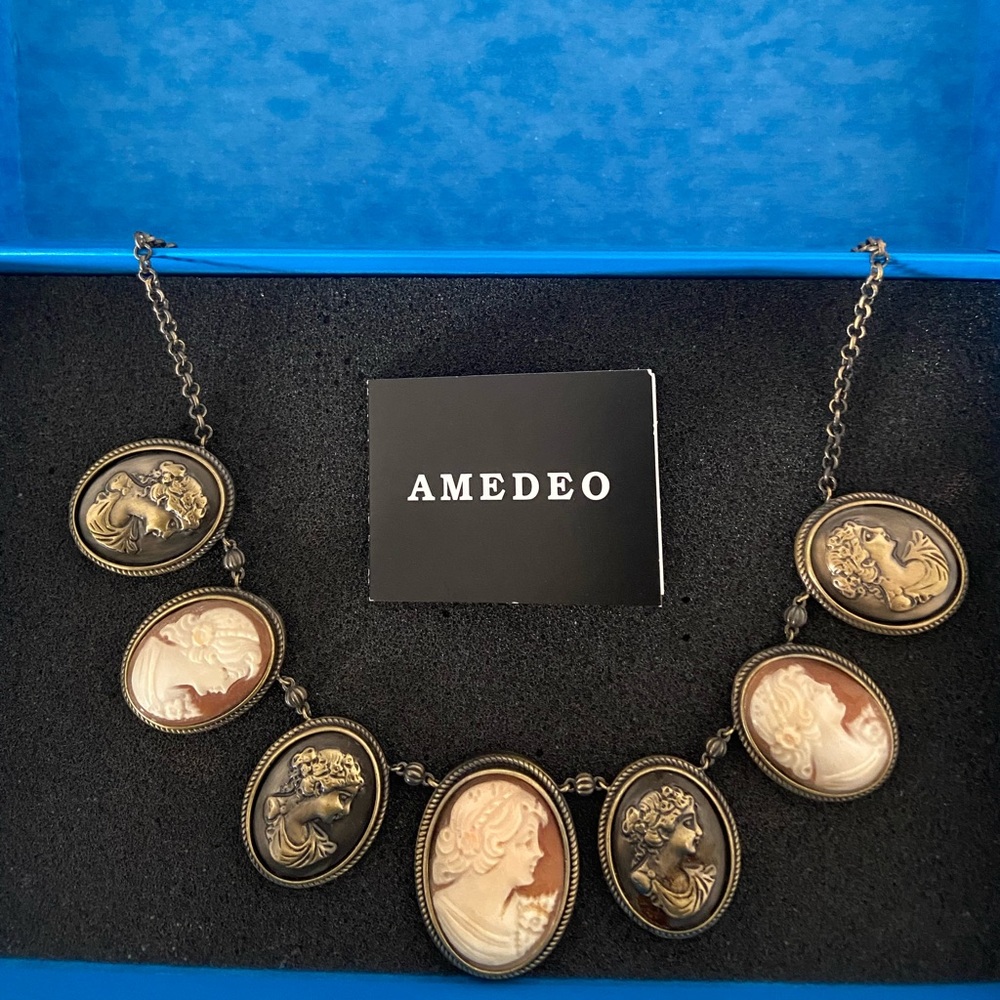 Authentic Amedeo Cameo necklace